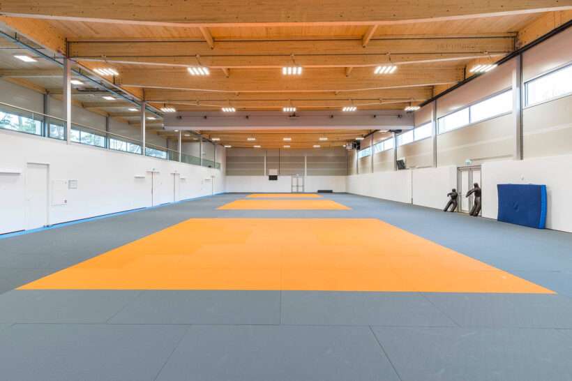 Neptunus-Flexolution-Judohal-Papendal-demontabele-sporthal