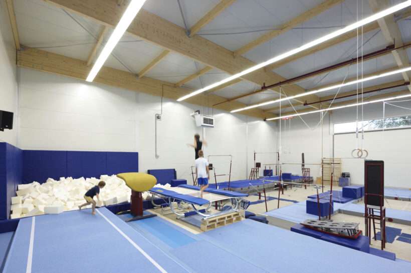 Salle de sport temporaire à La Haye