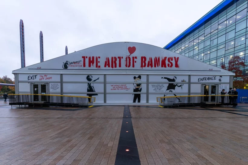 Espace d'exposition temporaire pour L'Art de Banksy