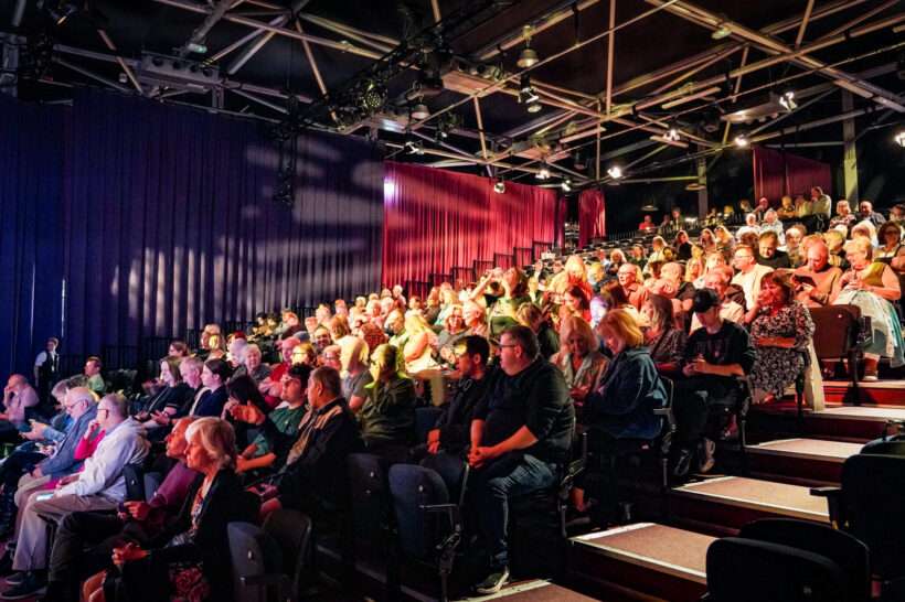 audience temporary theatre london